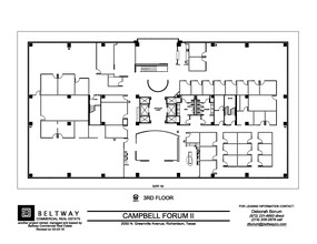 2050 N Greenville Ave, Richardson, TX à vendre Plan d  tage- Image 1 de 1