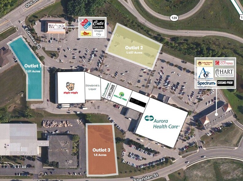 100 E Geneva Sq, Lake Geneva, WI à vendre - Photo du bâtiment - Image 1 de 1