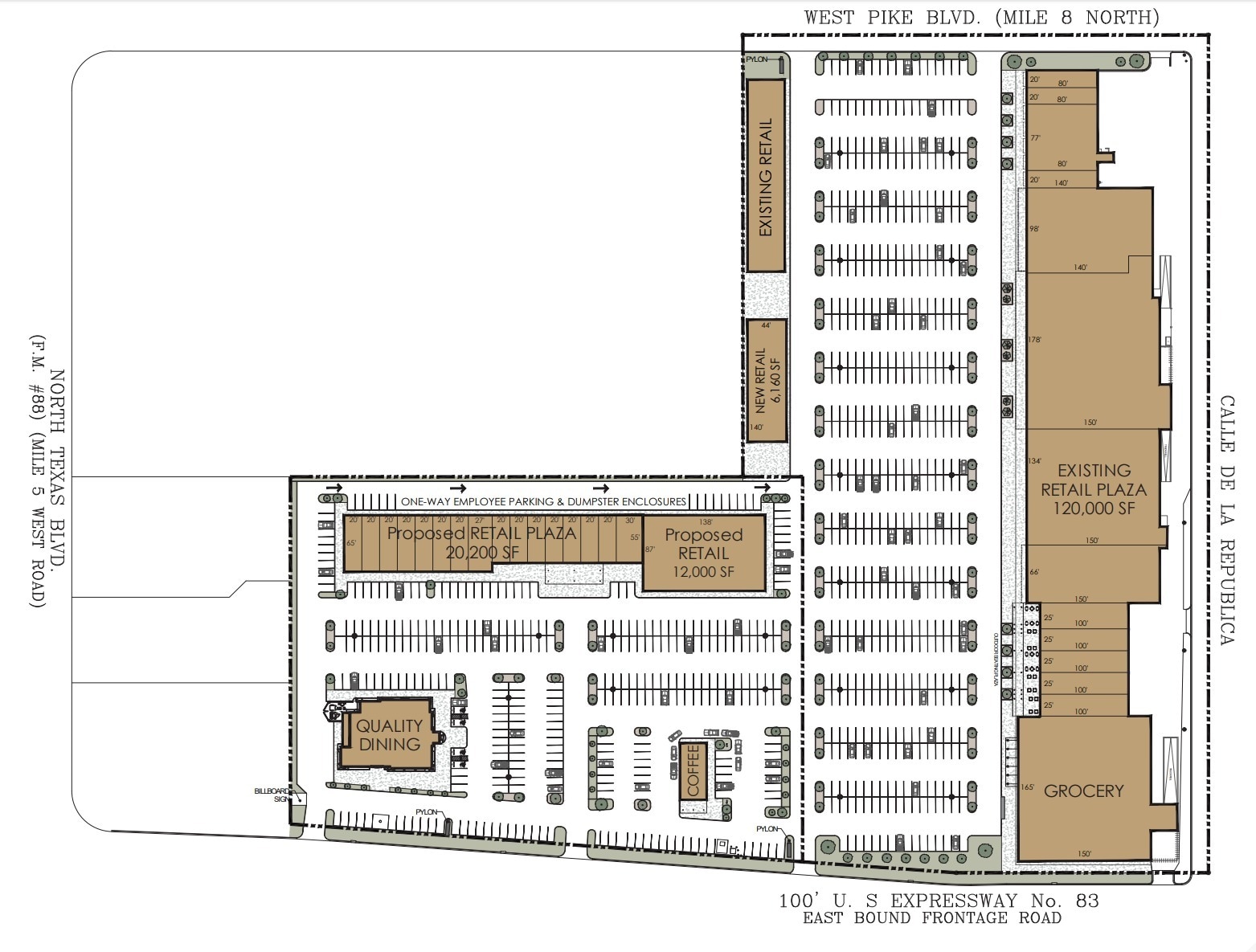 1025 N Texas Blvd, Weslaco, TX for sale Site Plan- Image 1 of 1