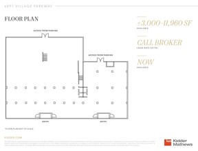 6891-6893 Village Pky, Dublin, CA à louer Plan d  tage- Image 1 de 1