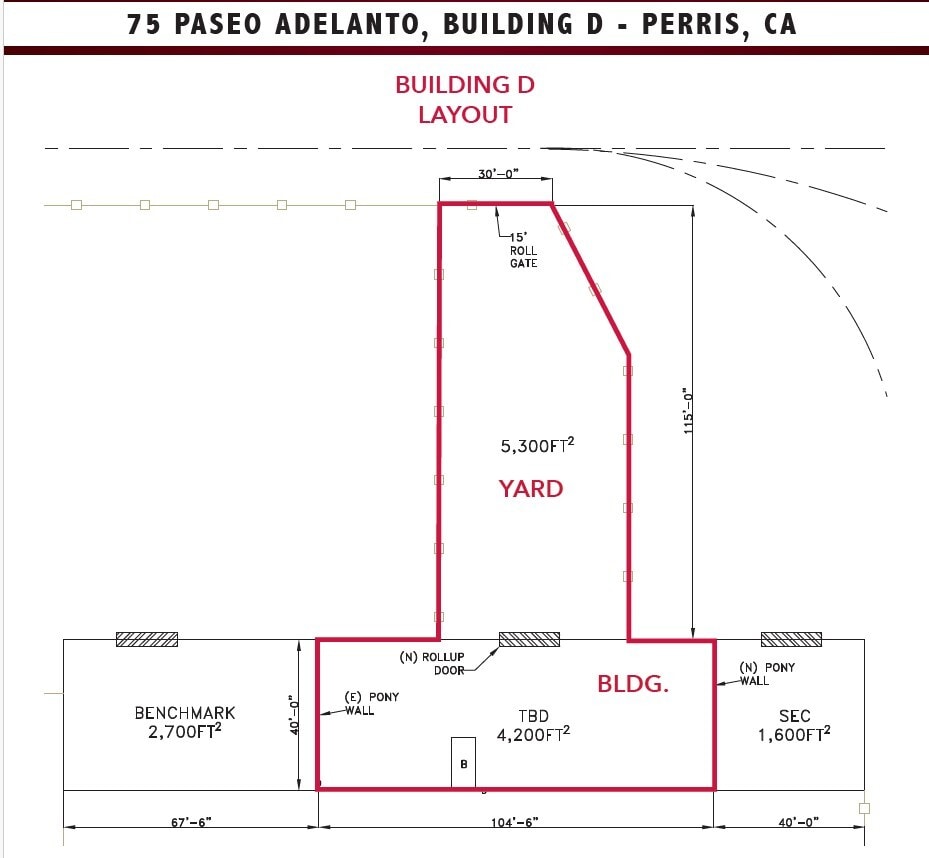 75 Paseo Adelanto, Perris, CA for lease Floor Plan- Image 1 of 2