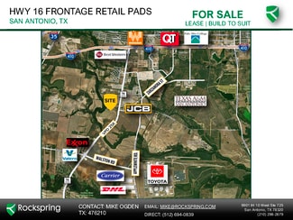 More details for 12871 Frontage Road 16, San Antonio, TX - Land for Sale