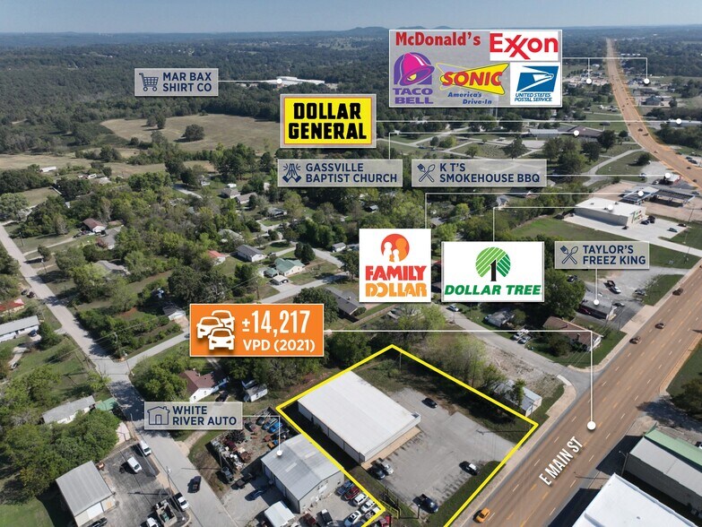 106 E Main St, Gassville, AR à vendre - Photo du bâtiment - Image 2 de 23
