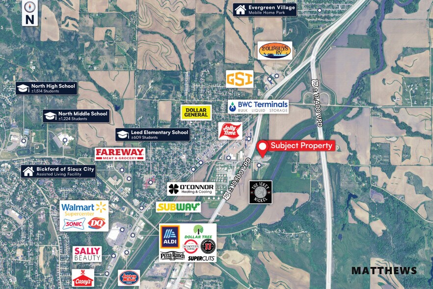 4405 Dakota Ave, South Sioux City, NE à vendre - Photo du bâtiment - Image 3 de 4