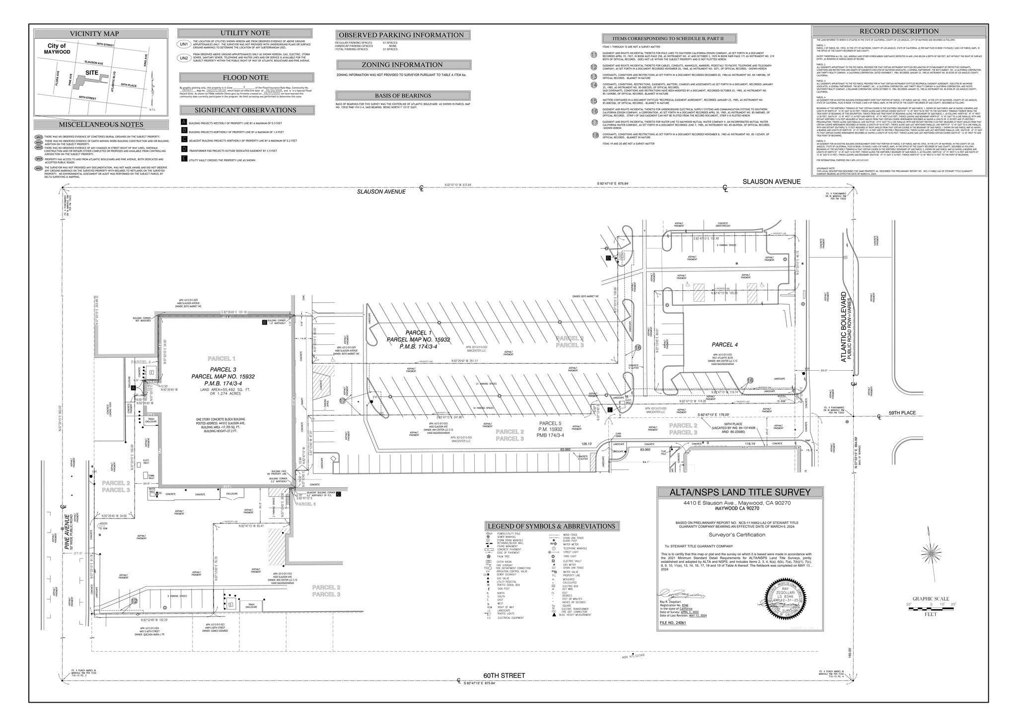 4410 Slauson Ave, Maywood, CA for lease Site Plan- Image 1 of 2