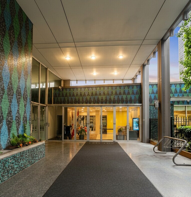981 Nelson St, Vancouver, BC for lease Lobby- Image 1 of 4