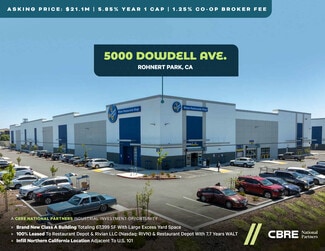 Plus de détails pour 5000 Dowdell Ave, Rohnert Park, CA - Industriel à vendre