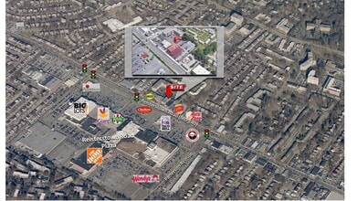 6609-6615 Reisterstown Rd, Baltimore, MD - AÉRIEN  Vue de la carte