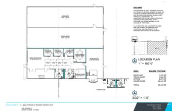 1350 Avenue S, Grand Prairie, TX for lease Floor Plan- Image 1 of 1