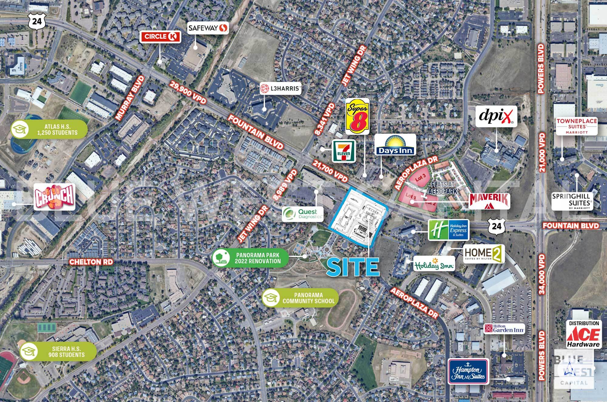 Fountain Blvd & Aeroplaza dr, Colorado Springs, CO for sale Primary Photo- Image 1 of 3