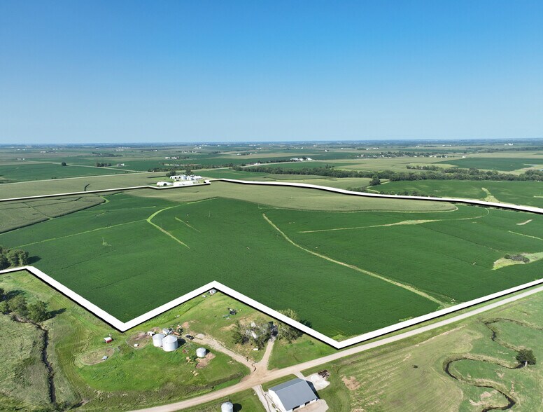 Tract 6 County Line Rd rd, Ainsworth, IA for sale - Aerial - Image 2 of 12