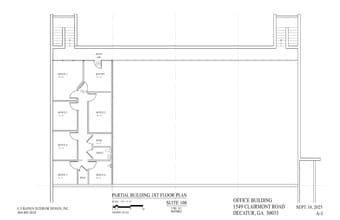 1549 Clairmont Rd, Decatur, GA for lease Floor Plan- Image 1 of 8