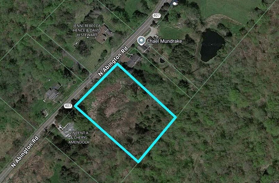 Adjacent 1420 N Abington Rd, Waverly Township, PA à vendre - Aérien - Image 1 de 3