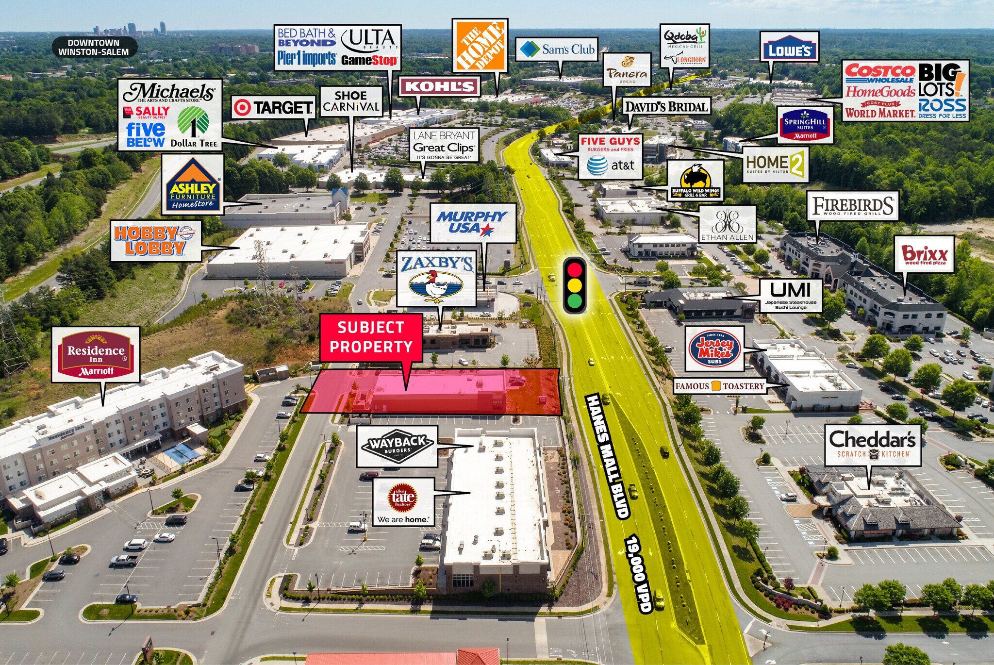 3860 Oxford Station Way, Winston-Salem, NC for sale Aerial- Image 1 of 1