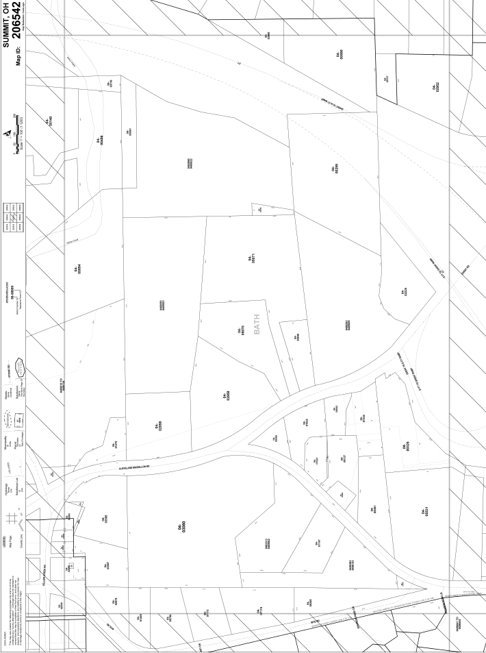 995 Ghent Rd, Akron, OH à vendre Plan cadastral- Image 1 de 2