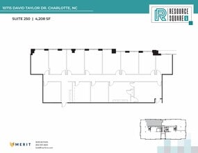 10735 David Taylor Dr, Charlotte, NC for lease Floor Plan- Image 2 of 2