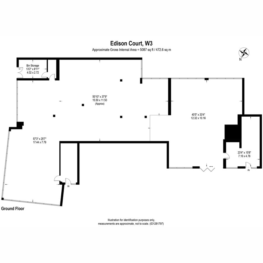 Warple Way, Londres, LND W3 7FW - Unité Retail -  - Plan d’étage - Image 1 of 1