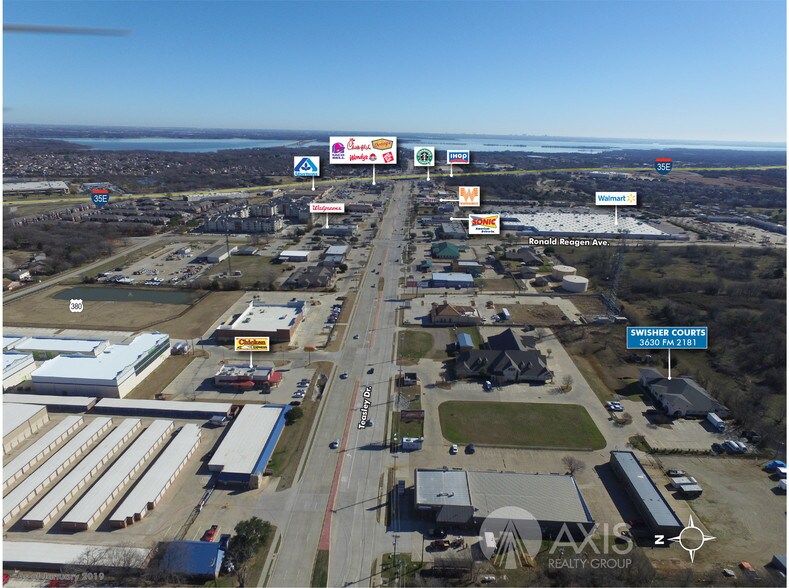3630 FM 2181, Hickory Creek, TX à vendre - Aérien - Image 2 de 4