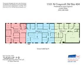 1011 N Craycroft Rd, Tucson, AZ for lease Floor Plan- Image 1 of 1