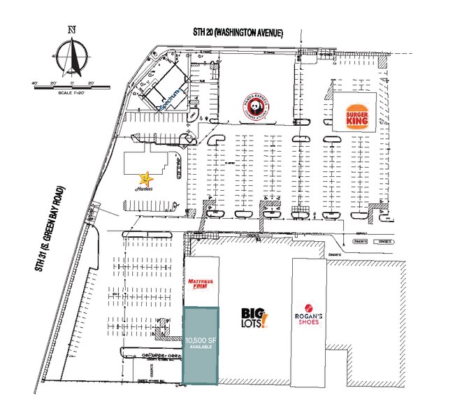 5415 Washington Ave, Racine, WI à louer - Photo du bâtiment - Image 2 de 5