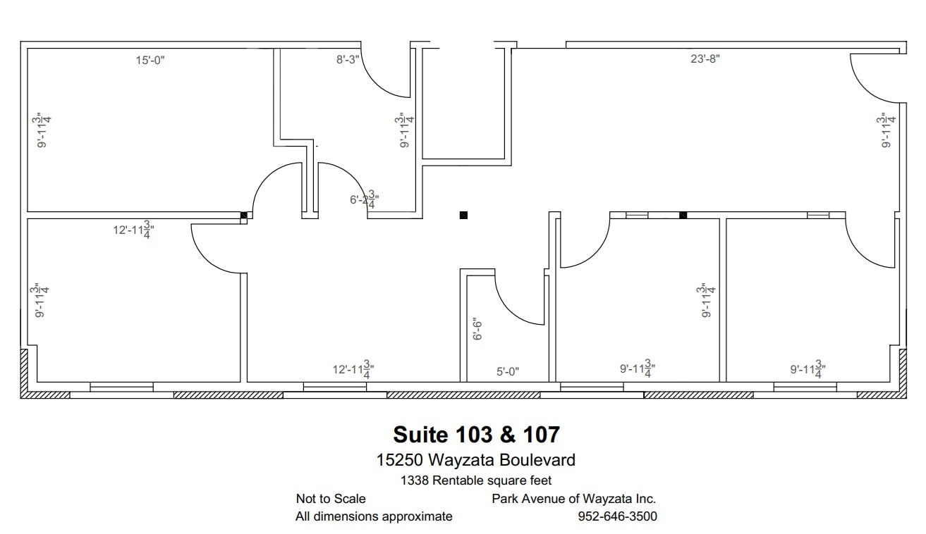 15600 Wayzata Blvd, Wayzata, MN à louer Plan d’étage- Image 1 de 1