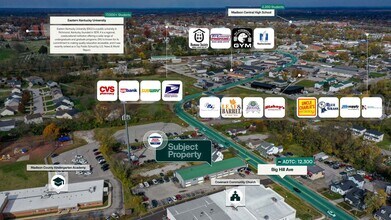 376 Big Hill Ave, Richmond, KY - AERIAL  map view - Image1