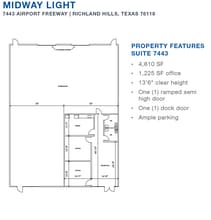 7450-7470 Dogwood Park, Richland Hills, TX for lease Floor Plan- Image 1 of 1