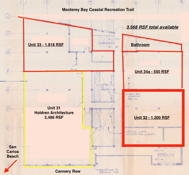225 Cannery Row, Monterey, CA à louer - Plan d’étage - Image 2 de 3