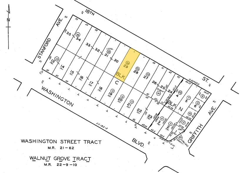 794 E 18th St, Los Angeles, CA for sale - Plat Map - Image 3 of 3