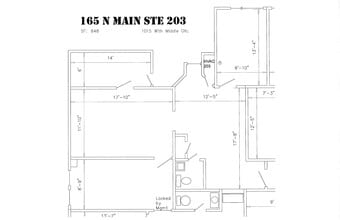 165 N Main St, Collierville, TN for lease Site Plan- Image 1 of 1