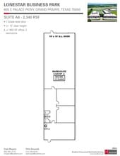 605 E Palace Pky, Grand Prairie, TX for lease Floor Plan- Image 1 of 1