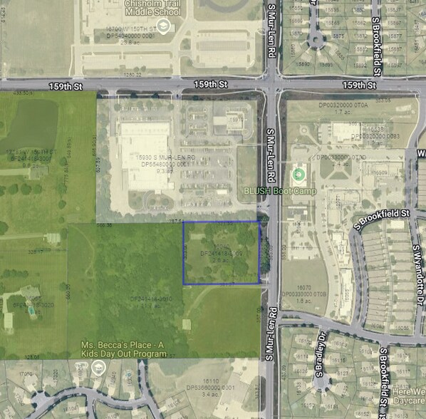 16040 Mur-Len Rd, Olathe, KS for sale - Plat Map - Image 2 of 2