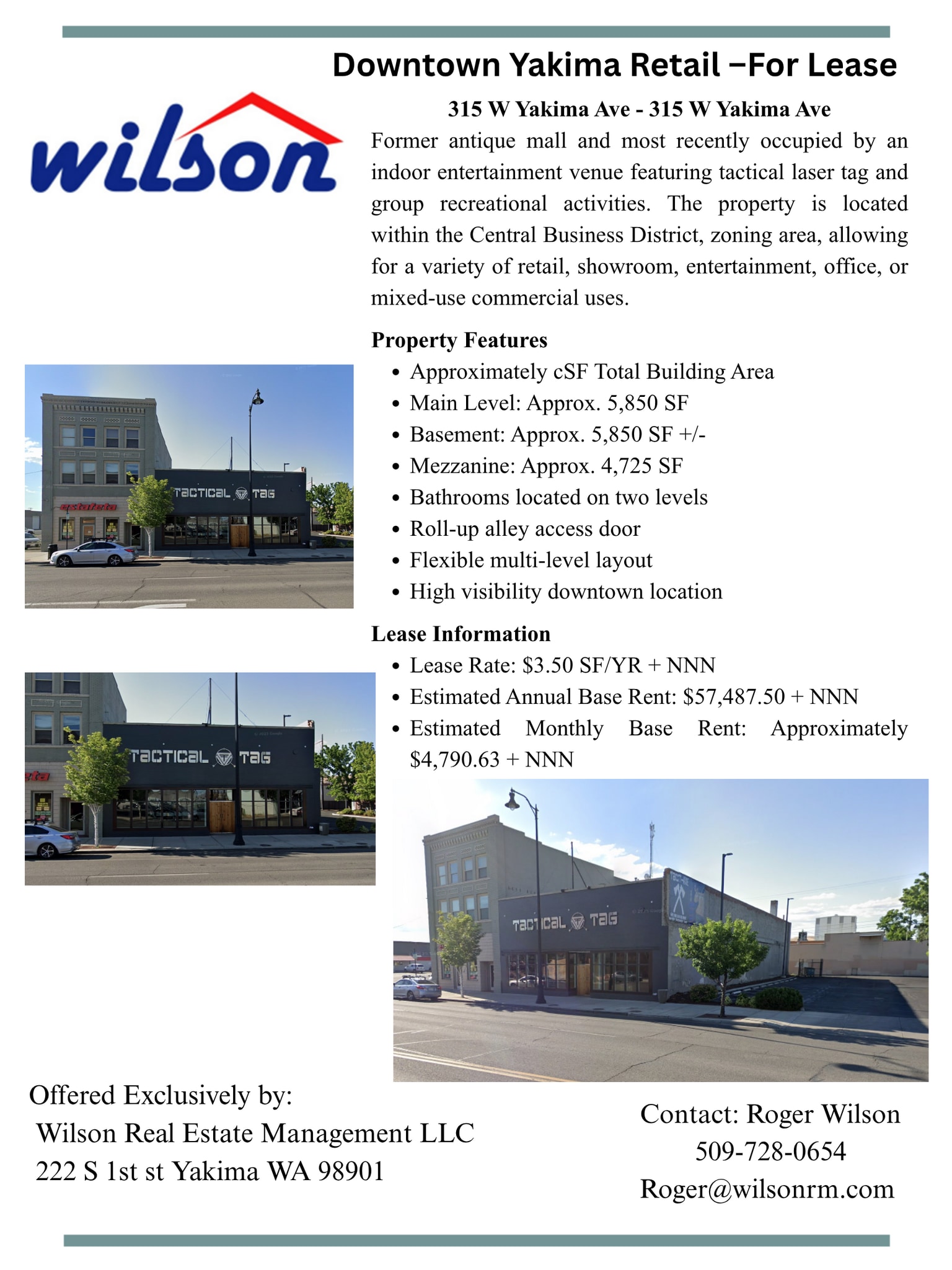 315 W Yakima Ave, Yakima, WA for lease Interior Photo- Image 1 of 1