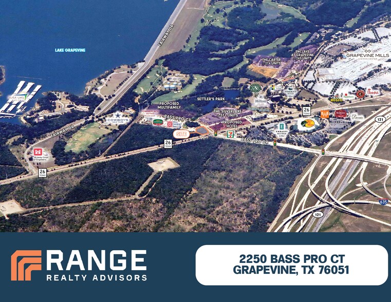 2250 Bass Pro Ct, Grapevine, TX à vendre - Aérien - Image 1 de 2