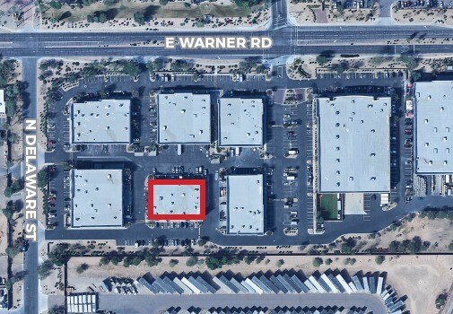 355 E Warner Rd, Chandler, AZ for lease - Aerial - Image 2 of 3