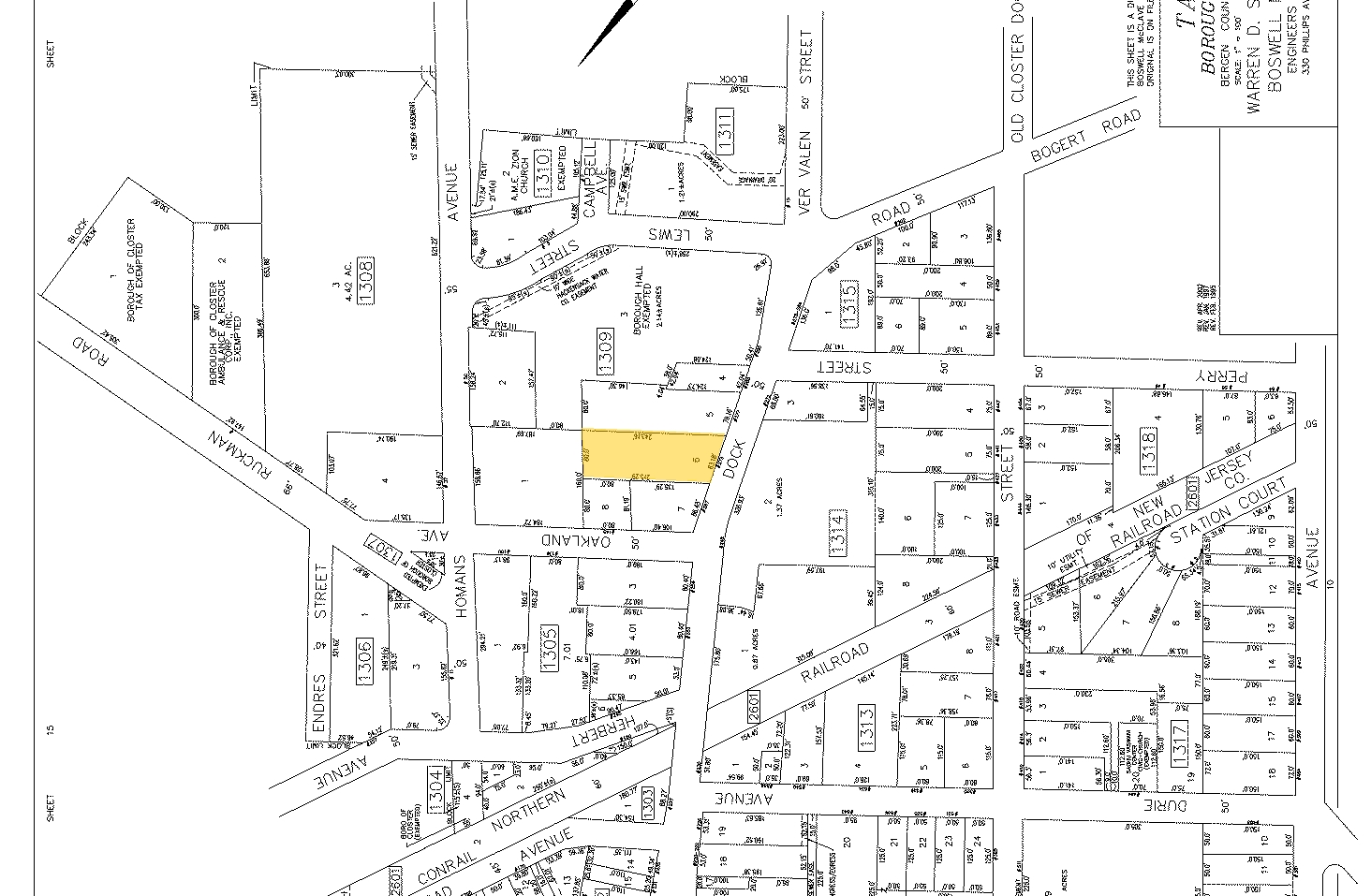 273 Closter Dock Rd, Closter, NJ à vendre Plan cadastral- Image 1 de 1