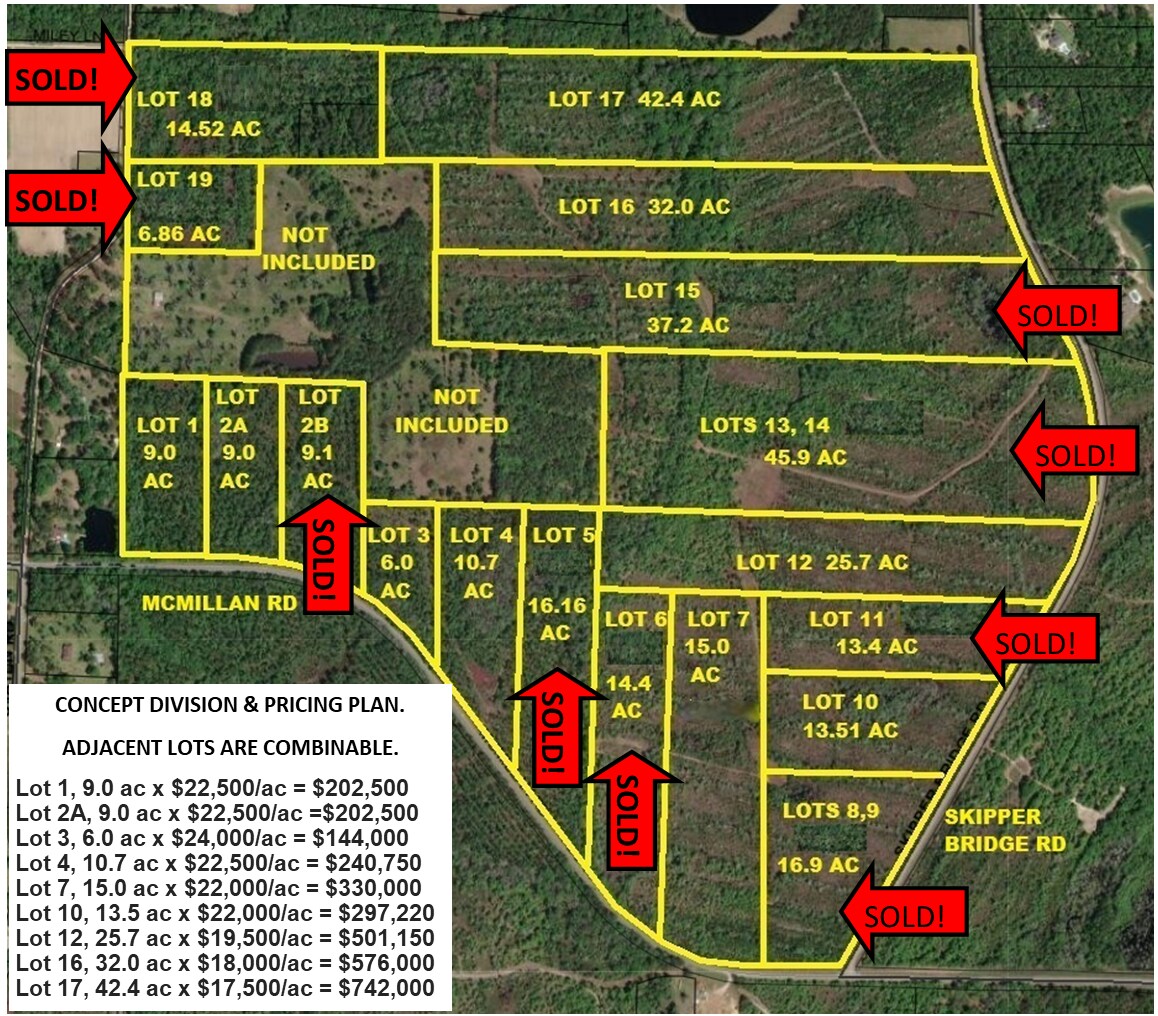 0000 McMillan Rd & Skipper Bridge Rd, Hahira, GA à vendre Photo du bâtiment- Image 1 de 17