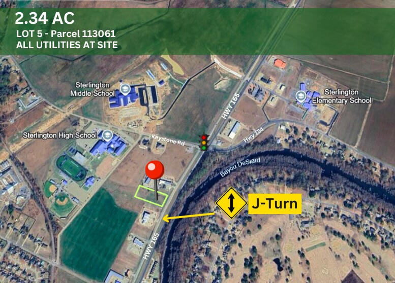 Hwy 165/Sterlington Road, Monroe, LA à vendre Aérien- Image 1 de 4