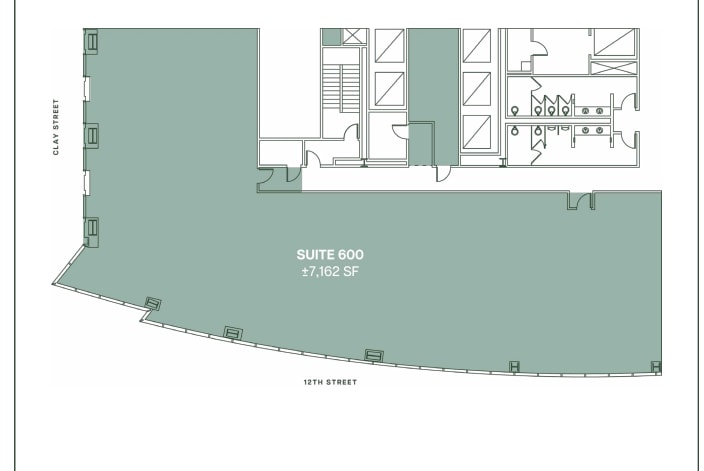 555 12th St, Oakland, CA à louer Plan d’étage- Image 1 de 1