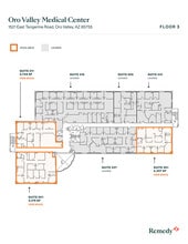 1521 E Tangerine Rd, Oro Valley, AZ à louer Plan d’étage- Image 1 de 1