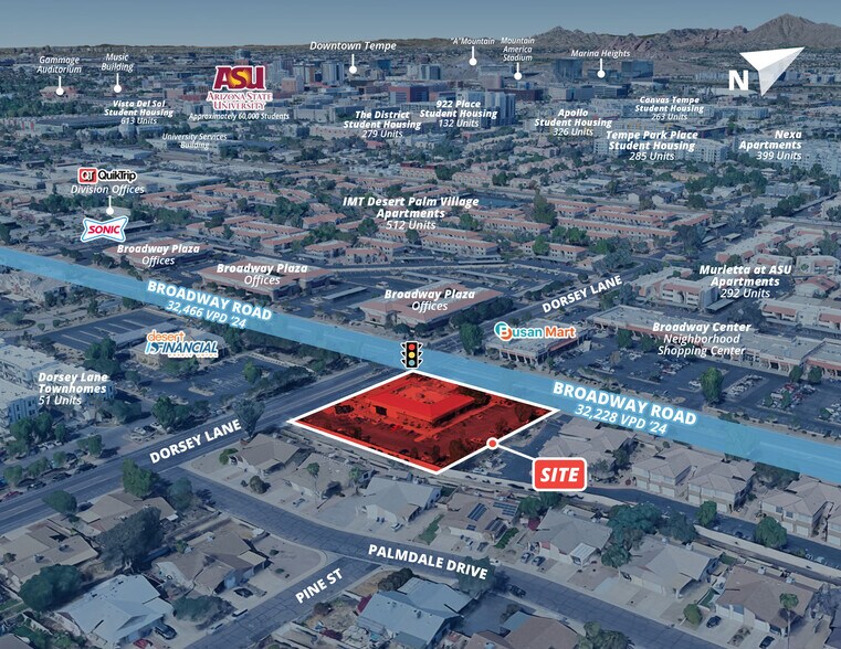 SEC E Broadway Rd & S Dorsey Ln, Tempe, AZ à louer - Photo du bâtiment - Image 2 de 2