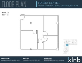 4601 Presidents Dr, Lanham, MD for lease Floor Plan- Image 1 of 1
