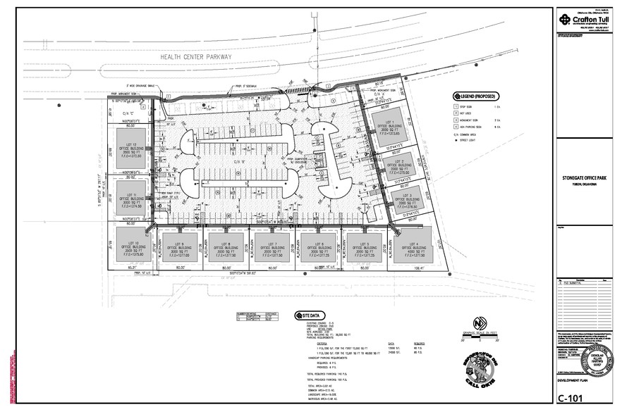 1601 Health Center Pky, Yukon, OK à vendre - Plan de site - Image 1 de 1