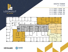 6400 Arlington Blvd, Falls Church, VA à louer Plan d’étage- Image 1 de 1