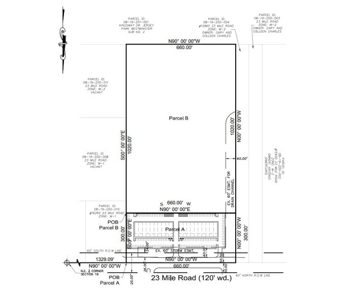 18074 23 Mile Rd, Macomb Township, MI for sale - Site Plan - Image 2 of 2