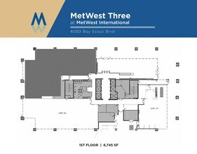 4010 W Boy Scout Blvd, Tampa, FL à louer Plan d’étage- Image 2 de 2