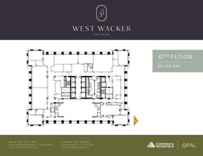 35 W Wacker Dr, Chicago, IL à louer Plan d’étage- Image 1 de 1