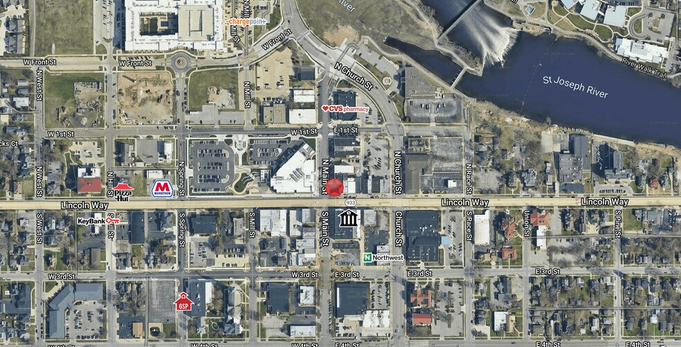 102 Lincolnway E, Mishawaka, IN à vendre - Photo du bâtiment - Image 3 de 13