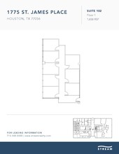 1775 St James Pl, Houston, TX à louer Plan d  tage- Image 1 de 1