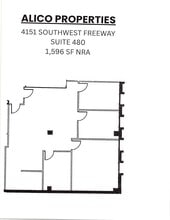 4151 Southwest Fwy, Houston, TX à louer Plan d’étage- Image 1 de 1